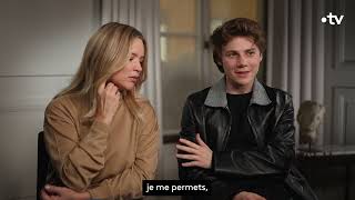 Interview Virginie Efira et Félix Lefebvre pour le film quotRien à perdrequot [upl. by Lekar]