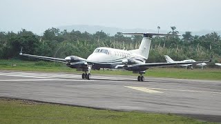 Beechcraft King Air 360 Decolagem em Angra dos Reis RJ [upl. by Esilana]