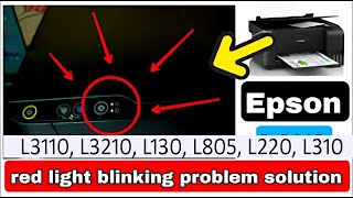 A printers ink pad is at the end of its service life Problem Solved EPSON L3210 L3110 L105L805 [upl. by Dranik]