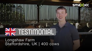 smaXtec  Testimonial  Longshaw Farm Jeremy Clark Staffordshire UK [upl. by Lamej490]