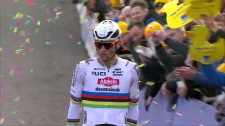 Mathieu van der Poel domineert Flandriencross 2024  X20 Badkamers Trofee  Race highlights [upl. by Adnirak]