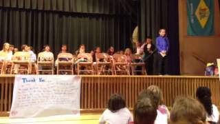 Caseys 5th grade graduation speech [upl. by Perce]