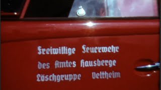 1966 Einsatz in Veltheim durch Freiwillige Feuerwehr des Amtes HausbergeLöschgruppe Veltheim [upl. by Malamut]