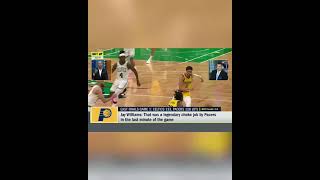 LEGENDARY CHOKE JOB JWill sounds off on the Pacers’ loss to the Celtics 😯 [upl. by Marlie]