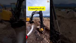 Compaction of soil compaction of soil with machine roller [upl. by Bradstreet]