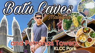 BATU CAVES amp PETRONAS TWIN TOWERS KL Tour  VLOGCETERA  ThrifTrip in Malaysia Ep 1 [upl. by Eniluj]