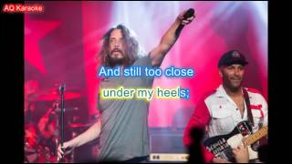 I am the highway  AudioslaveChris Cornell karaoke lyrics [upl. by Elinet]