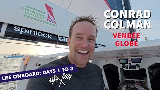 Vendée Globe  Life onboard  Days 1 to 3 [upl. by Hermie]