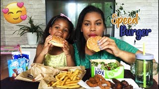 SPEED BURGER MUKBANG  SHOUTOUTS┃DÉGUSTATION┃먹방 [upl. by Ayikat]