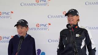 Annika Sorenstam and Will McGee Saturday Presser 2023 PNC Championship [upl. by Salita]