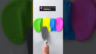 GREENYELLOWBLUEPINK Colormixing oddlysatisfying colormixing satisfying [upl. by Lai]