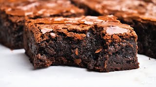 The Best Fudgy Brownies Recipe  Simple Way Of Making The Perfect Fudgy Brownies [upl. by Ellimac]