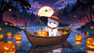 Peaceful Halloween Night 🎃 Lofi Halloween Vibes 🎃 Night Lofi Songs To Feel Positive And Happy [upl. by Irotal996]