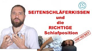 Seitenschläferkissen und die RICHTIGE Schlafposition Übungen [upl. by Ahsienot557]