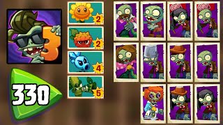 Plants vs Zombies 3  Begonia Boulevard Level 330 No Boosters [upl. by Peyter]