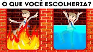 O que você escolheria para sobreviver O TESTE MAIS DIFÍCIL DE TODOS OS TEMPOS [upl. by Hoisch442]