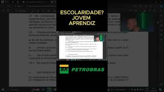 ESCOLARIDADE APRENDIZ NA PETROBRAS jovemaprendiz dinheiropetrobras [upl. by Acebber]