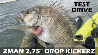 ZMan 275quot Drop KickerZ  Test Drive  How to Fish Soft Plastics for Bream and Flathead [upl. by Nazler]