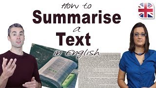 How to Summarise a Text in English  Improve English Comprehension [upl. by Llirrehs903]