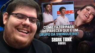 CASIMIRO REAGE TINDER DE AMIZADES E NEGÓCIOS SHARK TANK BRASIL 9ª TEMP  Cortes do Casimito [upl. by Jodi596]