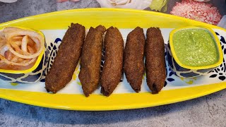 Restaurant Style Soyabean Seekh Kebab Recipe With Homemade Spice Blend [upl. by Hephzibah17]