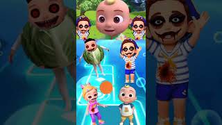 BabefinnPinkFong❎ScaryBossBabyCoffinDanceCoverTilesHop1459 shorts [upl. by Tomkin]