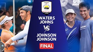 FINAL Stratusphere Gin Virginia Beach Cup  WatersJohns vs JohnsonJohnson  Pickleball PPA TOUR [upl. by Adnamor]