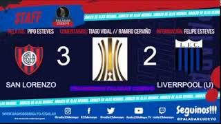 SAN LORENZO  LIVERPOOL U EN VIVO [upl. by Zicarelli]