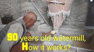 panighatta Nepali watermill  how it works [upl. by Leda]