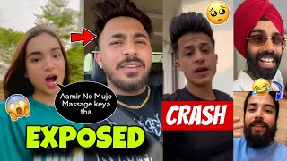 Aamir majid Exposed by New Gf 😳  Aalyan vlogs Crash  Jatt Prabhjot Troll Uk07rider [upl. by Helsa146]