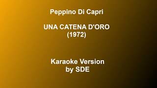 Una catena doro Peppino Di Capri  Karaoke by Sde [upl. by Suivatnad]