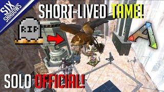 SHORTEST LIVED TAME EVER   Solo PvP Official Servers  Ark Survival Evolved [upl. by Accisej]