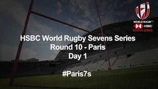 HSBC World Rugby Sevens Series 2019  Paris Day 1 French Commentary [upl. by Leandra232]