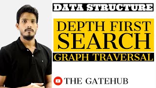 Depth First Search DFS With Time Complexity Graph Traversal  GATECSE  Data Structure [upl. by Birdie]