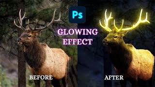 Photoshop Tutorial  Creating a Glowing Effect in Photoshop  Make Glow Effect [upl. by Just408]