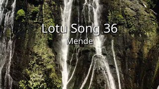 Mende  Lotu Song 36 sim [upl. by Zorah]