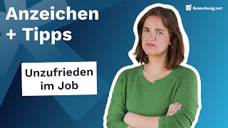 Unzufrieden im Job Dies hilft [upl. by Yruoc44]