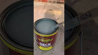 Cabot Deck Correct is the best Paint to use on your deck or concrete diy cabot thecorrectway [upl. by Aiehtela]