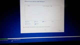 we couldnt find any drives to get a storage driver [upl. by Nitsa]
