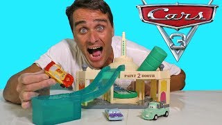 Cars Ramone’s Color Changer Garage   Disney Toy Review  Konas2002 [upl. by Barbabas]