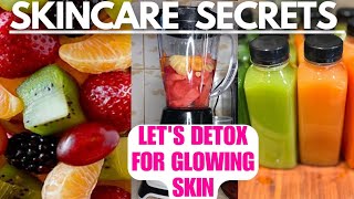 SKINCARE TIPSDETOX JUICE 37 days CLEANSE for Clear skin skincare skincaretips juices [upl. by Bright699]