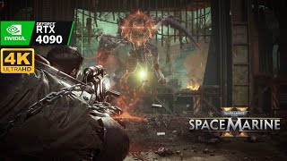 Last Stand Angel Of Death  Space Marine 2  RTX 4090  60fps 4k [upl. by Saduj116]