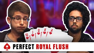 ROYAL FLUSH hits to win HUGE threeway pot ♠️ PCA 2016 Poker Event ♠️ PokerStars [upl. by Iloj629]