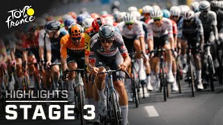 Tour de France 2024 Stage 3  EXTENDED HIGHLIGHTS  712024  Cycling on NBC Sports [upl. by Landa]