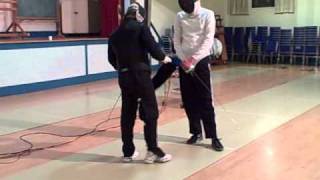 Marty Tetloff Epee Lesson Sample 4B Alex S metro tacoma fencing [upl. by Key]