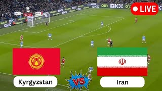 Kyrgyzstan vs Iran  FIFA World Cup qualification AFC  Today Football live match 2024 [upl. by Minica]