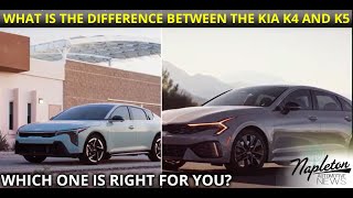 What is the difference between Kia K4 and K5 [upl. by Nissy]