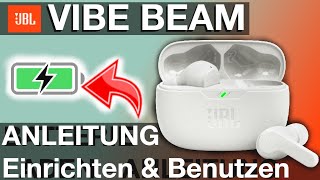 Anleitung für JBL Vibe Beam Ohrhörer How to für Anfänger [upl. by Teague194]