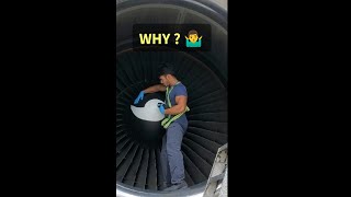 AIRCRAFT TURBINE JET ENGINE STOPPING with your body 🤷‍♂️in 2023 youtubeshorts [upl. by Aeli630]