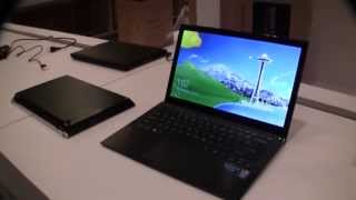 Sony Vaio Pro 13 Hands On  Haswell Ultrabook [upl. by Acirederf]